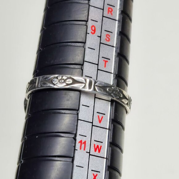 Dalmatian Jasper s. 10 Made by Sayre Jewelry, silversmith out of Utah, USA - Picture 3 of 3